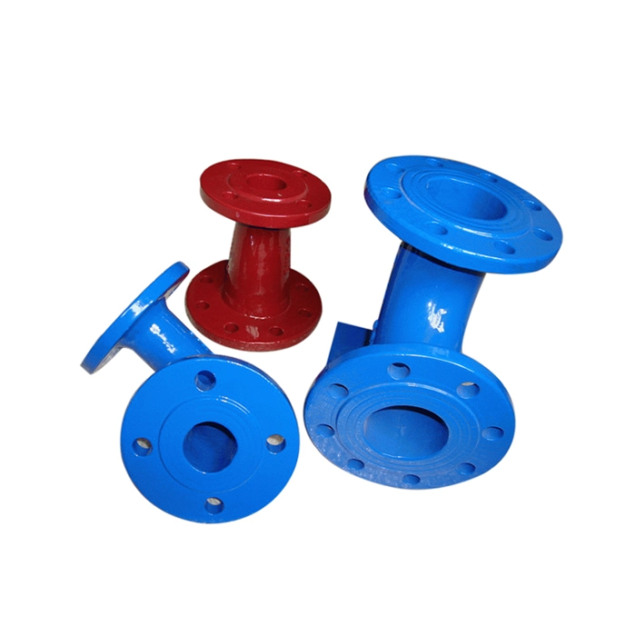 China Epoxy Coated Ductile Cast Iron Flanged Pipe Fitting Manufacturer