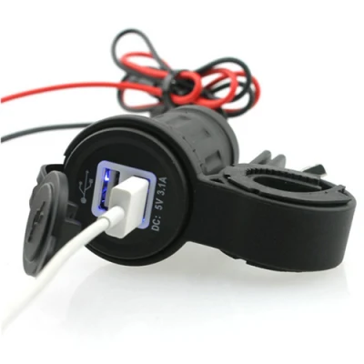 2-Port-Mini-Schnelllade-Dual-USB-Autoladegerät-Adapter